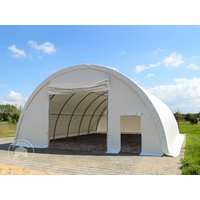 TOOLPORT 9,15x10m Rundbogenhalle, PRIMEtex-Plane, weiß, mit Statik – (12122) TOOLPORT 9,15x10m Rundbogenhalle, PRIMEtex-Plane, weiß, mit Statik – (12122)