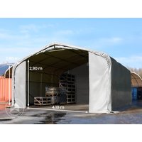 TOOLPORT 6x6m Zelthalle, PVC-Plane, grau, mit Statik (Betonuntergrund) – (49647) TOOLPORT 6x6m Zelthalle, PVC-Plane, grau, mit Statik (Betonuntergrund) – (49647)