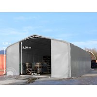 TOOLPORT 8x12m Zelthalle, PVC-Plane, grau, ohne Statik – (49531) TOOLPORT 8x12m Zelthalle, PVC-Plane, grau, ohne Statik – (49531)