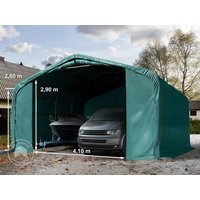 TOOLPORT 6x6m Zeltgarage, PRIMEtex-Plane, dunkelgrün, ohne Statik – (99490) TOOLPORT 6x6m Zeltgarage, PRIMEtex-Plane, dunkelgrün, ohne Statik – (99490)