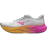 Mizuno Wave Sky 9 Blanc Orange Chaussures de running enfant Mizuno Wave Sky 9