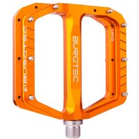 Tweeks Cycles Burgtec Penthouse MK5 Flat Pedals - Steel Axles - Iron Bro Orange | Clearance section. 365 day returns, 0% finance & FREE delivery over £50