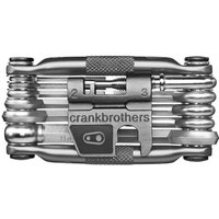 Tweeks Cycles CRANKBROTHERS crankbrothers Multi 17 Multi Tool - Nickel | Clearance section. 365 day returns, 0% finance & FREE delivery over £50