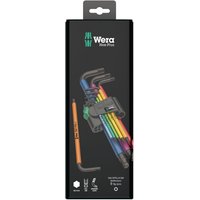 Tweeks Cycles Wera Hex Key Set Multi Colour L Key 9pc 1.5-10mm - 073593 | Clearance section. 365 day returns, 0% finance & FREE delivery over £50