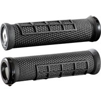 Tweeks Cycles ODI Elite Flow Lock-On Grips - Black | Clearance section. 365 day returns, 0% finance & FREE delivery over £50