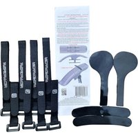 Tweeks Cycles RRP ProGuard Hook & Loop Straps With Rubber Pads - Black | Clearance section. 365 day returns, 0% finance & FREE delivery over £50