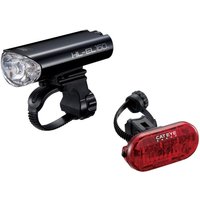 Tweeks Cycles Cateye EL-160 / Omni 5 Bike Light Set | Clearance section. 365 day returns, 0% finance & FREE delivery over £50