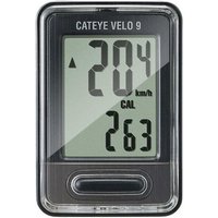 Tweeks Cycles Cateye Velo 9 Wired Cycle Computer - Black | Clearance section. 365 day returns, 0% finance & FREE delivery over £50