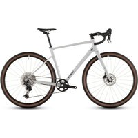 Tweeks Cycles Cube NuRoad EX Gravel Bike - 2026 - Cotton n Grey, L | Clearance section. 365 day returns, 0% finance & FREE delivery over £50