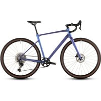 Tweeks Cycles Cube NuRoad EX Gravel Bike - 2026 - Blue Iris n Lilac, L | Clearance section. 365 day returns, 0% finance & FREE delivery over £50