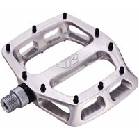 Tweeks Cycles DMR V12 Pedals - Polished Silver | Clearance section. 365 day returns, 0% finance & FREE delivery over £50