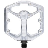 Tweeks Cycles CRANKBROTHERS crankbrothers Stamp 7 Flat Pedals - Silver, Large | Clearance section. 365 day returns, 0% finance & FREE delivery over £50