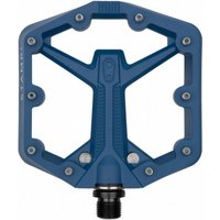 Tweeks Cycles CRANKBROTHERS crankbrothers Stamp 1 V2 Flat Pedals - Small, Navy | Clearance section. 365 day returns, 0% finance & FREE delivery over £50