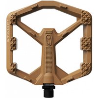 Tweeks Cycles CRANKBROTHERS crankbrothers Stamp 0 Flat Pedals - Brown, Large | Clearance section. 365 day returns, 0% finance & FREE delivery over £50