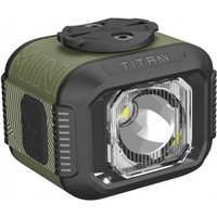 Tweeks Cycles Moon Titan Mini Front Light - Green | Clearance section. 365 day returns, 0% finance & FREE delivery over £50