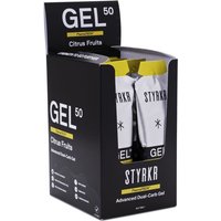Tweeks Cycles Styrkr GEL50 Dual-Carb Energy Gel - Box of 12 - Citrus Fruits | Clearance section. 365 day returns, 0% finance & FREE delivery over £50