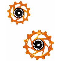 Tweeks Cycles Hope 12/14 Tooth Jockey Wheels - Orange | Clearance section. 365 day returns, 0% finance & FREE delivery over £50