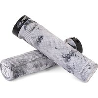 Tweeks Cycles Gusset S2 Lock-On Grips - Grey Marble | Clearance section. 365 day returns, 0% finance & FREE delivery over £50
