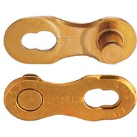 Tweeks Cycles KMC 12NR MissingLink 12 Speed Chain Links - Ti-N Gold | Clearance section. 365 day returns, 0% finance & FREE delivery over £50