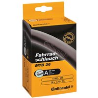 Tweeks Cycles Continental Mountain Bike Inner Tube 26 Inch - 26 x 1.75 - 2.5 Inch 40mm Schrader Valve - 1.75-2.5 Inch 40mm Schrader Valve | Clearance section. 365 day returns, 0% finance & FREE delivery over £50