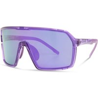 Tweeks Cycles Madison Crypto Sunglasses 3 Lens Pack - Crystal Gloss Purple Frame / Purple Mirror Lens / Amber Clear Lens | Clearance section. 365 day returns, 0% finance & FREE delivery over £50