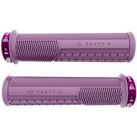 Tweeks Cycles Peaty's Monarch Pro Knurl Grips - Plum, Thick | Clearance section. 365 day returns, 0% finance & FREE delivery over £50