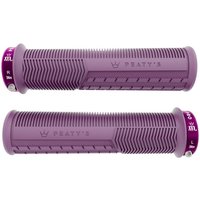 Tweeks Cycles Peaty's Monarch Pro Mushroom Grips - Plum, Thick | Clearance section. 365 day returns, 0% finance & FREE delivery over £50