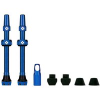 Tweeks Cycles Muc-Off Tubeless Valve V2 - Blue, 44mm | Clearance section. 365 day returns, 0% finance & FREE delivery over £50