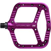 Tweeks Cycles OneUp Components Wave Pedals - Purple | Clearance section. 365 day returns, 0% finance & FREE delivery over £50