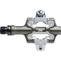 Tweeks Cycles OneUp Components XC Clip Pedals - Grey | Clearance section. 365 day returns, 0% finance & FREE delivery over £50