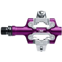 Tweeks Cycles OneUp Components XC Clip Pedals - Purple | Clearance section. 365 day returns, 0% finance & FREE delivery over £50