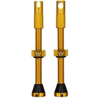 Tweeks Cycles Peaty's x Chris King Tubeless MK2 Valves - 60mmGold | Clearance section. 365 day returns, 0% finance & FREE delivery over £50