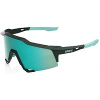 Tweeks Cycles 100% Speedcraft Sunglasses - Matte Juniper / HiPER Mint Mirror Lens | Clearance section. 365 day returns, 0% finance & FREE delivery over £50