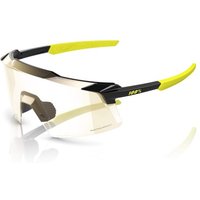 Tweeks Cycles 100% Aerocraft Sunglasses - Gloss Metallic Black Gold Mirror Photochromic Lens | Clearance section. 365 day returns, 0% finance & FREE delivery over £50