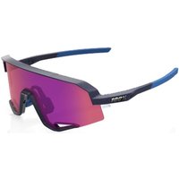 Tweeks Cycles 100% Slendale Sunglasses - Satin Storm Metallic / Purple Mirror Lens | Clearance section. 365 day returns, 0% finance & FREE delivery over £50