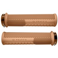 Tweeks Cycles Peaty's Monarch Knurl Grip - Gum, Thin | Clearance section. 365 day returns, 0% finance & FREE delivery over £50