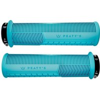 Tweeks Cycles Peaty's Monarch Mushroom Grip - Thick, Turquoise | Clearance section. 365 day returns, 0% finance & FREE delivery over £50