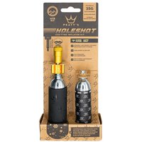 Tweeks Cycles Peaty's Holeshot CO2 Tyre Inflator - MTB - Gold | Clearance section. 365 day returns, 0% finance & FREE delivery over £50
