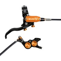 Tweeks Cycles Hope Tech 4 EVO GR4 Hydraulic Disc Brake - Black / OrangeFront Right HandStandard | Clearance section. 365 day returns, 0% finance & FREE delivery over £50