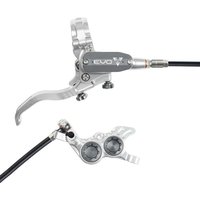 Tweeks Cycles Hope Tech 4 EVO GR4 Hydraulic Disc Brake - Silver / SmokeFront Right HandStandard | Clearance section. 365 day returns, 0% finance & FREE delivery over £50