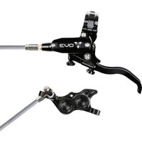 Tweeks Cycles Hope Tech 4 EVO TR4 Hydraulic Disc Brake - Black / BlackRear Left HandBraided | Clearance section. 365 day returns, 0% finance & FREE delivery over £50
