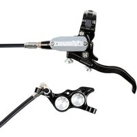 Tweeks Cycles Hope Tech 4 EVO TR4 Hydraulic Disc Brake - Black / SilverRear Left HandStandard | Clearance section. 365 day returns, 0% finance & FREE delivery over £50