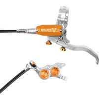 Tweeks Cycles Hope Tech 4 EVO TR4 Hydraulic Disc Brake - Silver / OrangeRear Left HandStandard | Clearance section. 365 day returns, 0% finance & FREE delivery over £50