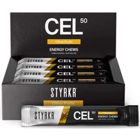 Tweeks Cycles Styrkr CEL50 Carbohydrate Energy Chews - Box of 18 - Citrus Fruits | Clearance section. 365 day returns, 0% finance & FREE delivery over £50