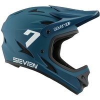Tweeks Cycles 7iDP M1 Full Face Helmet - Blue / White, XS | Clearance section. 365 day returns, 0% finance & FREE delivery over £50