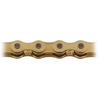 Tweeks Cycles KMC Z1 Single Speed Chain - Gold | Clearance section. 365 day returns, 0% finance & FREE delivery over £50