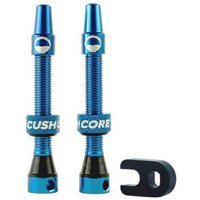 Tweeks Cycles CushCore Tubeless Valves - 44mm, Royal Blue | Clearance section. 365 day returns, 0% finance & FREE delivery over £50