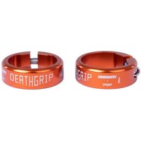 Tweeks Cycles DMR Deathgrip Collars - Orange | Clearance section. 365 day returns, 0% finance & FREE delivery over £50