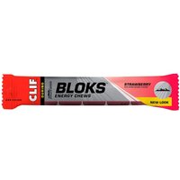 Tweeks Cycles Clif Shot Bloks Natural Energy Chews - Pack of 18 - Strawberry- Pack of 18 | Clearance section. 365 day returns, 0% finance & FREE delivery over £50