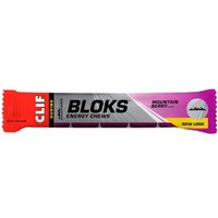 Tweeks Cycles Clif Shot Bloks Natural Energy Chews - Pack of 18 - Mountain Berry - Pack of 18 | Clearance section. 365 day returns, 0% finance & FREE delivery over £50